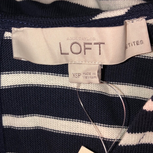 Ann Taylor LOFT Petites Blue & White Dress. NWT. - Picture 6 of 8